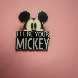 Disney Black and White Mickey Brooch